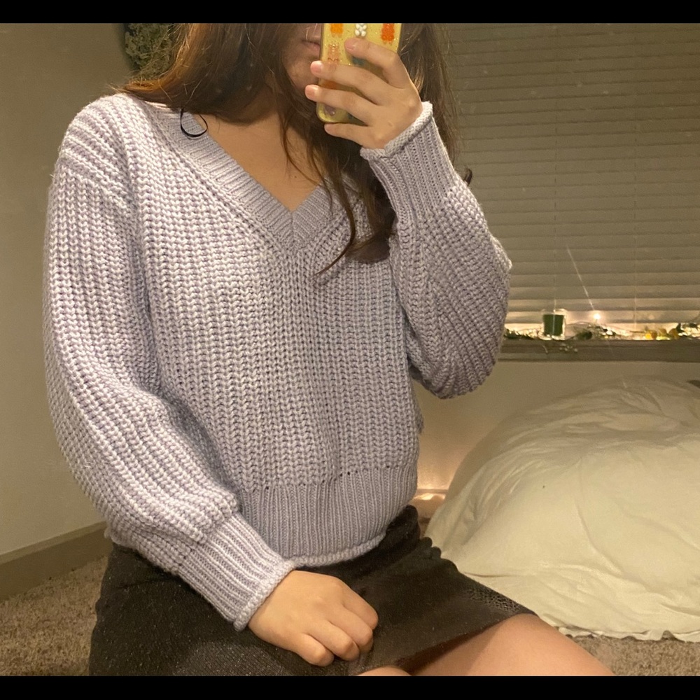 Purple sweater